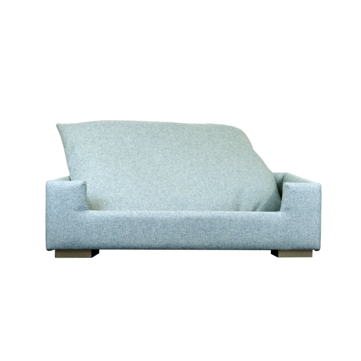 Rohrschneider Hundesofa gepolstert Polsterstoff türkis