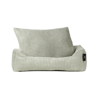 Rohrschneider Tierbett Cordstoff breit in beige,grau oder taupe