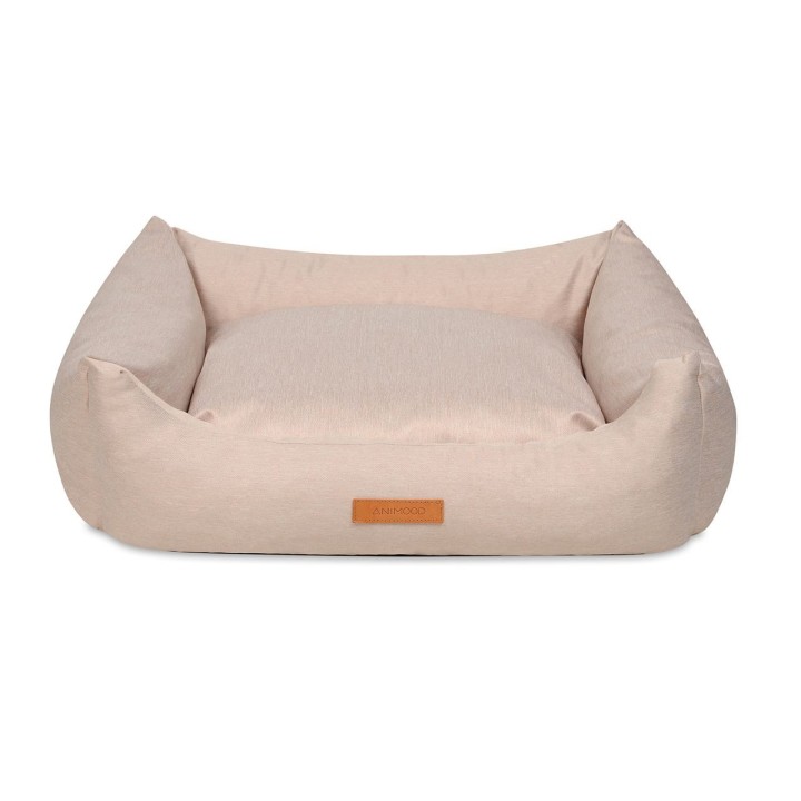 Animood Hundebett Alex beige M Denim-Imitat