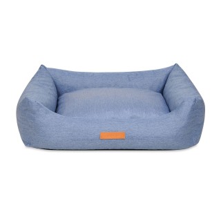 Animood Hundebett Alex blau L Denim-Imitat