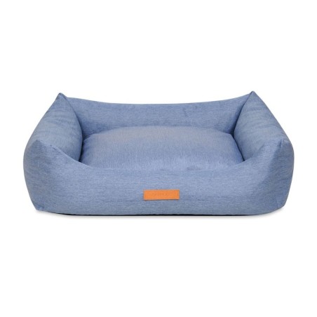 Animood Hundebett Alex blau M Denim-Imitat