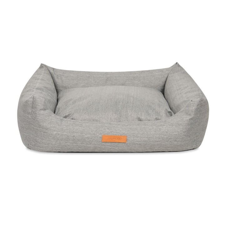 Animood Hundebett Alex grau M Denim-Imitat