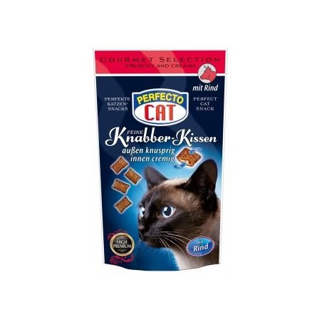 Perfecto Cat Feine Knabber Kissen mit Rind