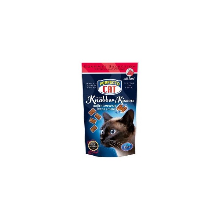 Perfecto Cat Feine Knabber Kissen mit Rind