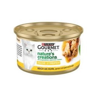 Purina Gourmet Nature's Creations Feine Streifen Reich an Huhn
