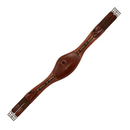 Anatomisches Springsattelgurt aus Leder Acavallo