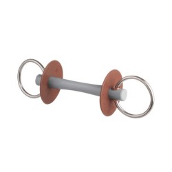 Gebisse für Pferde Beris avec canon et anneau , doux Comfort Fin 110 mm