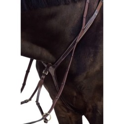 Jagdhalsband für Pferde mit geflochtener Brücke Dy’on