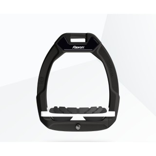 Sicherheitssteigbügel Reitwinkel Grip Schwarz/Weiß/Schwarz Flex-On Safe-On