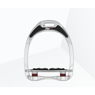 Ultra Grip Flachsteigbügel Bordeaux Flex-On Aluminium