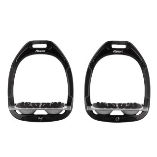 Schrägsteigbügel Ultra Grip Aluminium/Schwarz/Grau Flex-On Green Composite