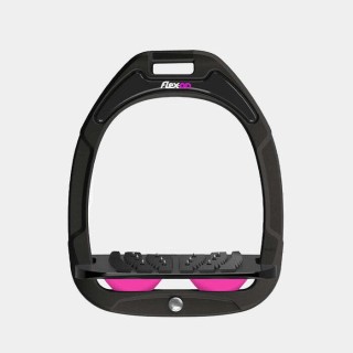 Ultrapräzisions-Skieisen Aluminium/Schwarz/Rosa Flex-On Green Composite