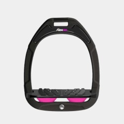 Ultrapräzisions-Skieisen Aluminium/Schwarz/Rosa Flex-On Green Composite