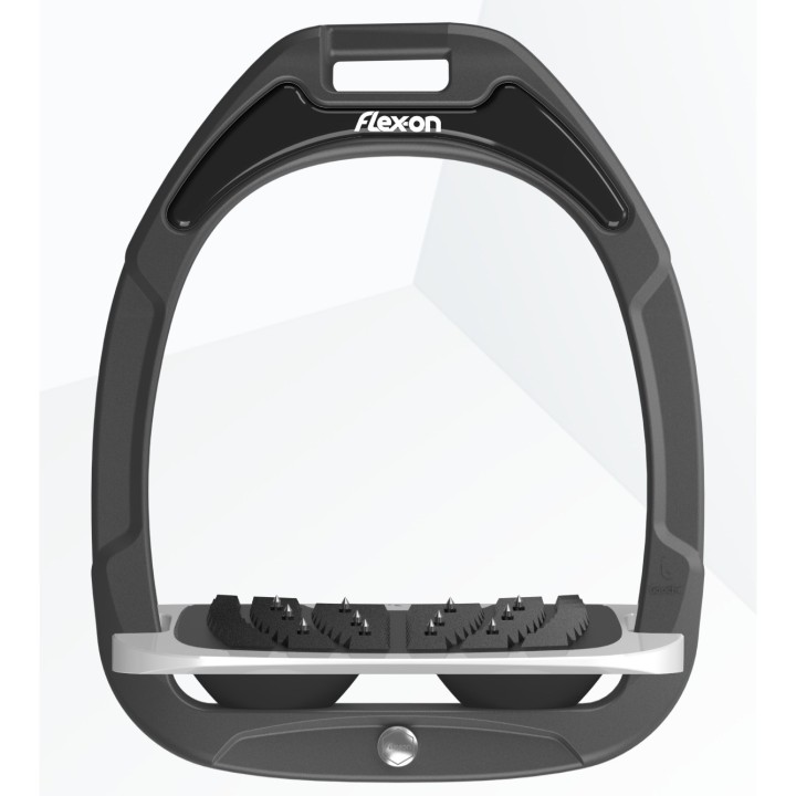 Schrägsteigbügel Ultra Grip Anthrazit/Grau Flex-On Green Composite