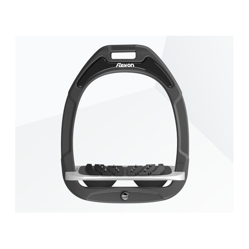 Schrägsteigbügel Ultra Grip Anthrazit/Grau/Schwarz Flex-On Green Composite