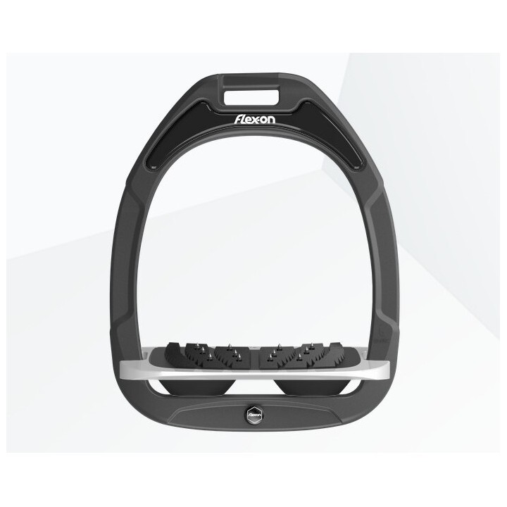 Schrägsteigbügel Ultra Grip Anthrazit/Grau/Schwarz Flex-On Green Composite