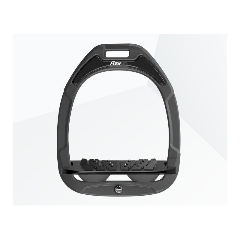 Ultra Grip Steigbügel Anthrazit/Schwarz/Anthrazit Flex-On Green Composite