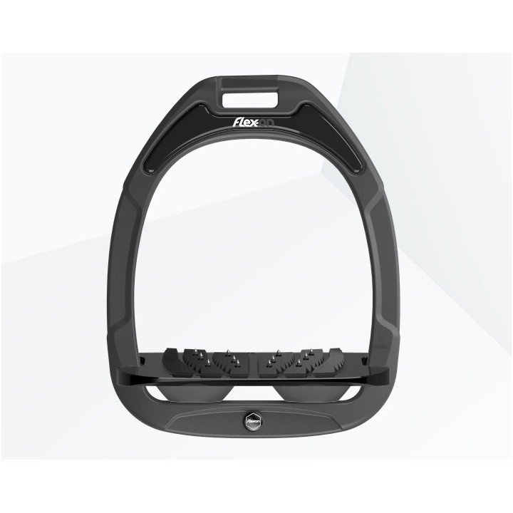 Ultra Grip Steigbügel Anthrazit/Schwarz/Anthrazit Flex-On Green Composite