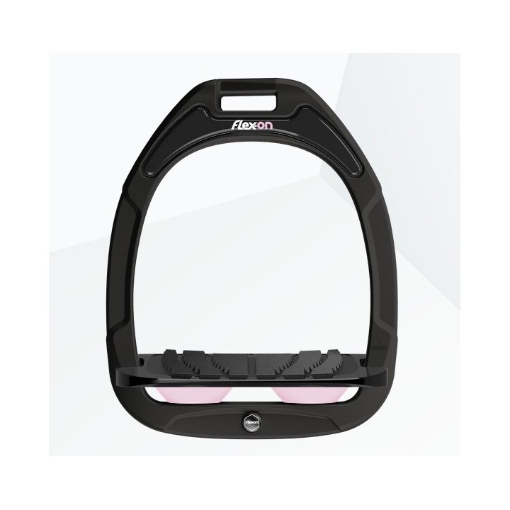 Schwarze/neue/rissige Steigbügel Flex-On Green Composite