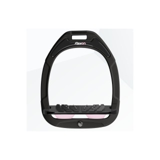 Ultragrip Steigbügel schräg Schwarz/Schwarz/Rosa Flex-On Green Composite