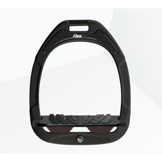 Ultra Grip Steigbügel Schwarz/Schwarz/Braun Flex-On Green Composite