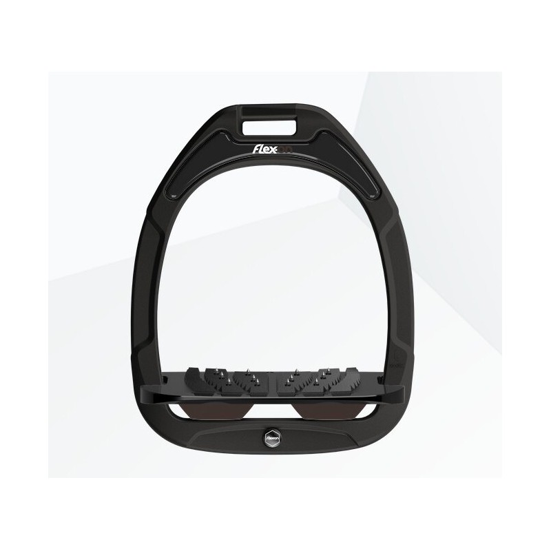 Ultra Grip Steigbügel Schwarz/Schwarz/Braun Flex-On Green Composite
