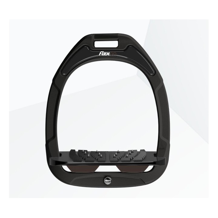 Ultra Grip Steigbügel Schwarz/Schwarz/Braun Flex-On Green Composite