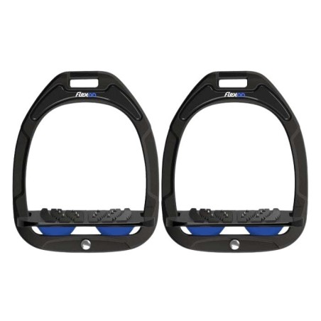 Schrägstützen Ultra Grip Schwarz/Schwarz/Blau Flex-On Green Composite