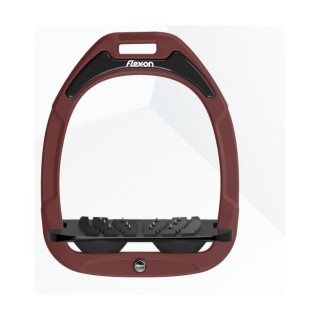 Schrägsteigbügel Ultra Grip Schwarz/Schwarz/Bordeaux Flex-On Green Composite