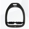 Flache Steigbügel Ultra Grip Schwarz/Schwarz/Weiß Flex-On Green Composite