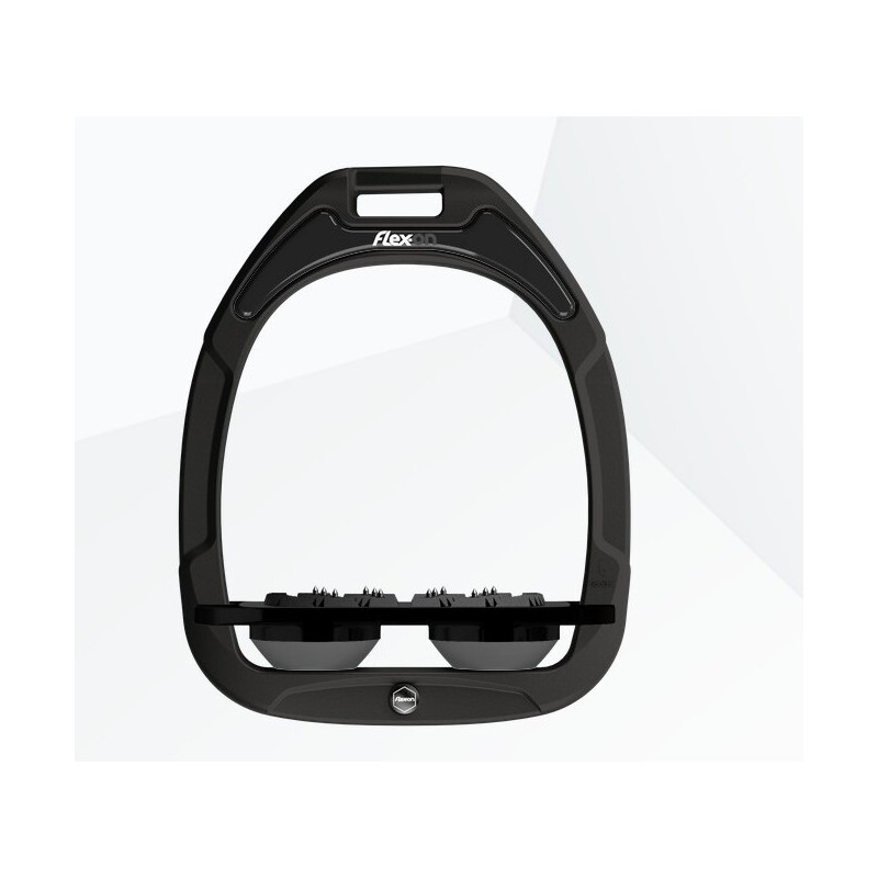 Plattensteigbügel Ultra Grip Schwarz/Schwarz/Anthrazit Flex-On Green Composite
