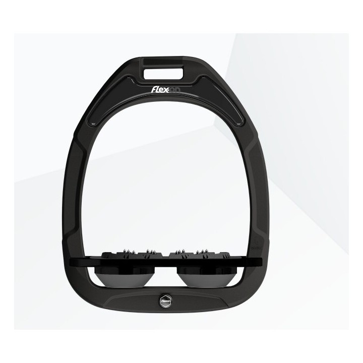 Plattensteigbügel Ultra Grip Schwarz/Schwarz/Anthrazit Flex-On Green Composite