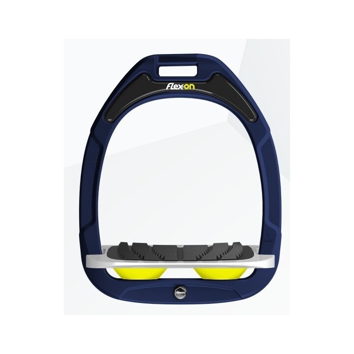 Schrägsteigbügel Grip Marine/Grau/Jacke Flex-On Green Composite