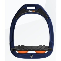 Schrägsteigbügel Grip Marine/Schwarz/Orange Flex-On Green Composite