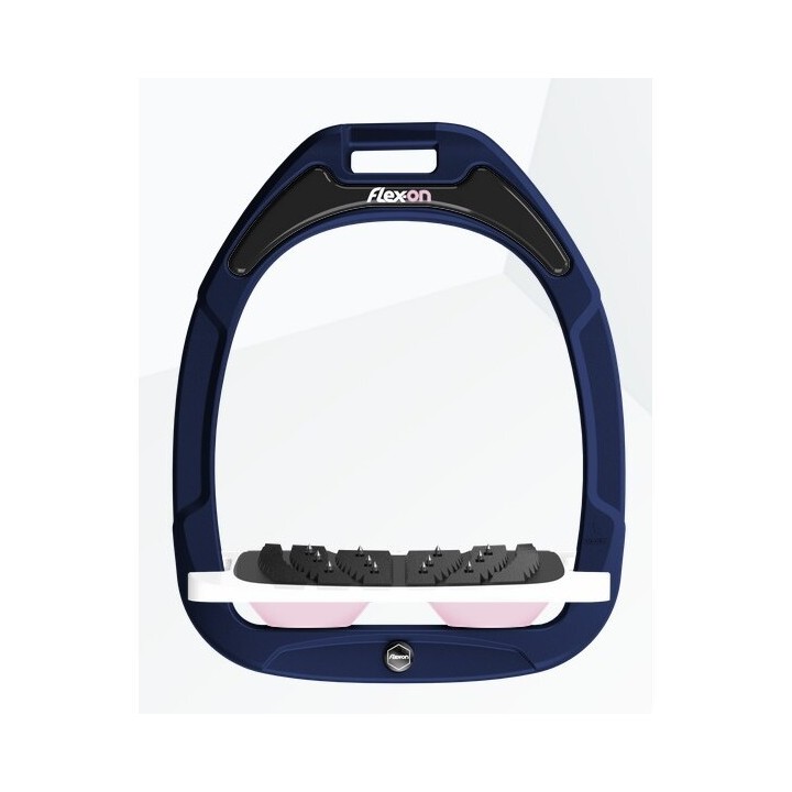 Ultra Grip Kippschäkel Marine/Weiß/Rosa Flex-On Green Composite