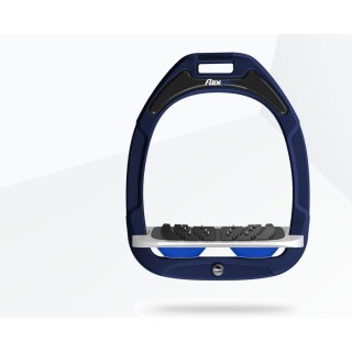 Ultragrip-Gel-Stretch-Steigbügel Marine/Grau/Blau Flex-On Green Composite