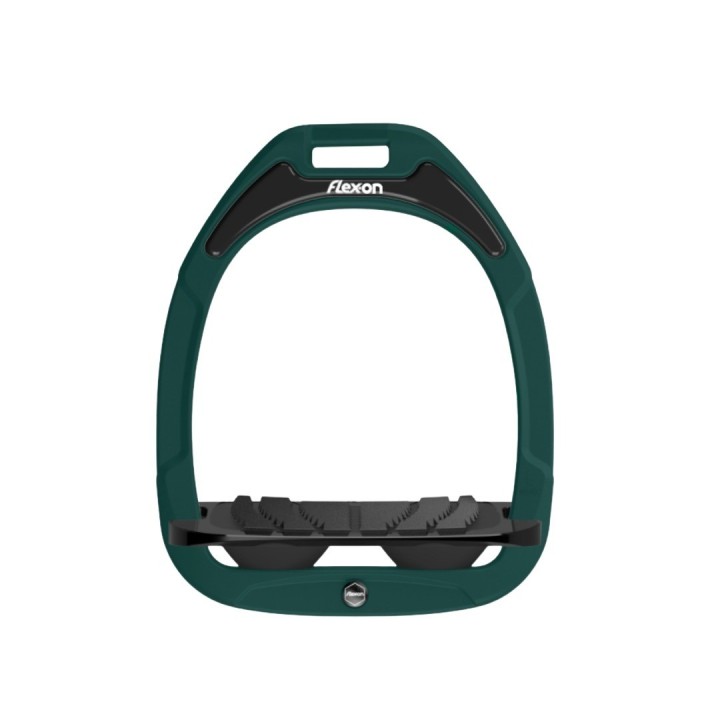 Neigungsteigbügel Grip Grün/Schwarz/Schwarz Flex-On Green Composite