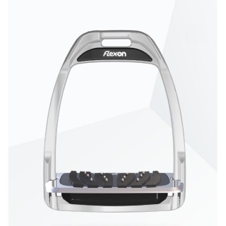 Aluminium Steigbügel Ultra Grip Aluminium/Schwarz Flex-On Hunter H