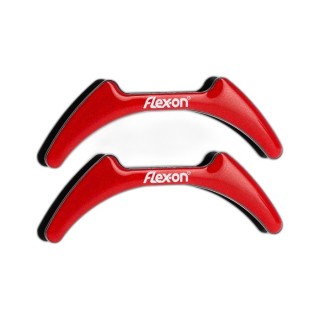 Rote Silber Aufkleber für Steigbügel Flex-On