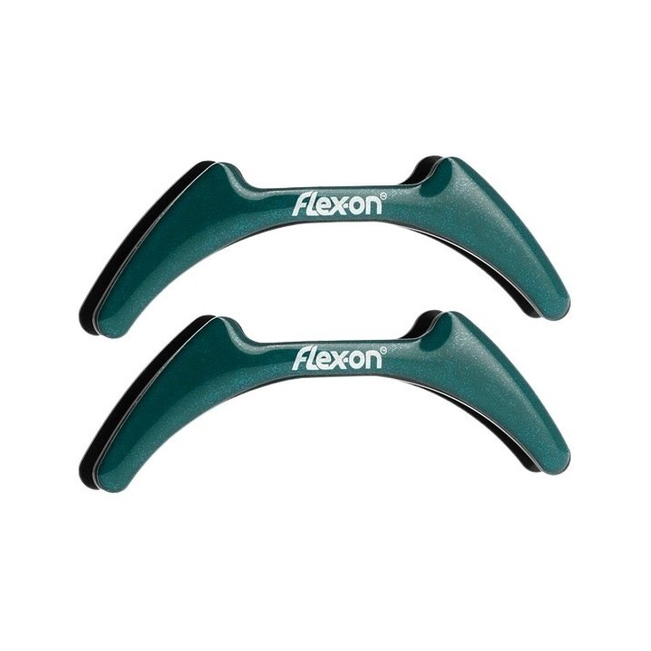 Grünes English Silver Sticker für Steigbügel Flex-On