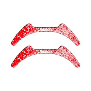 Rote Glitzer Aufkleber für Steigbügel Flex-On