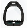 Sicherheits-Steigbügel Flat Ultra Grip Schwarz/Schwarz/Grün Flex-On Safe-On