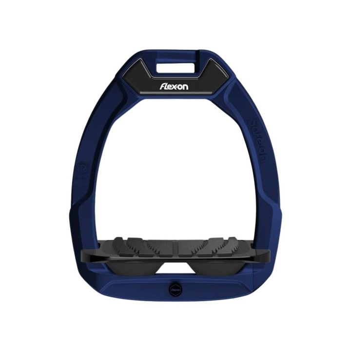 Sicherheitsreitsteigbügel Neigung Grip Marine/Schwarz/Weiß Flex-On Safe-On