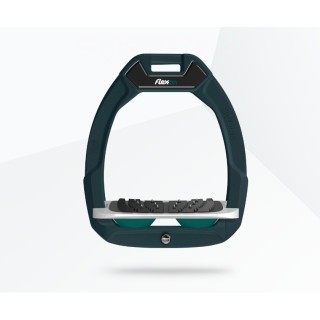 Sicherheitsreitsteigbügel Neigung Ultra Grip Grün/Grau/Grün Flex-On Safe-On