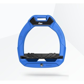 Sicherheitsreitsteigbügel Neigung Grip Blau/Schwarz/Marine Kinder Flex-On Safe-On