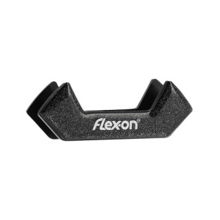 Schwarze Silber Aufkleber für Steigbügel Flex-On Safe-On