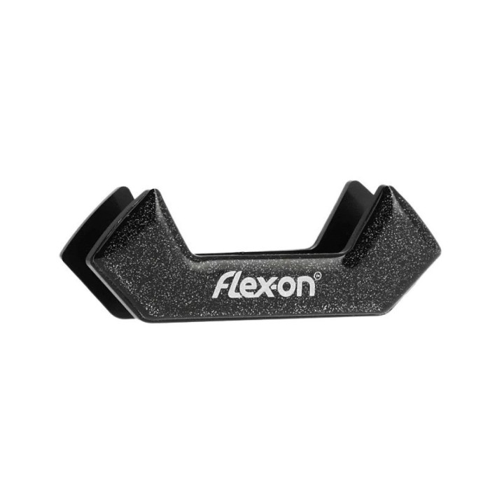Schwarze Silber Aufkleber für Steigbügel Flex-On Safe-On