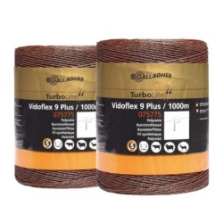 Schnur für Zaun Gallagher Vidoflex 9 TurboLine Plus (x2)