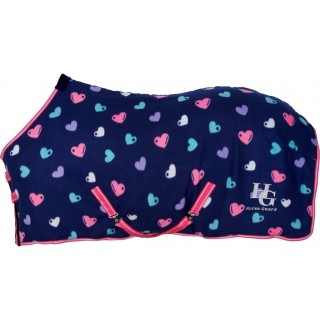 Fleecedecke für Pferde HorseGuard Lucky Heart Dækken