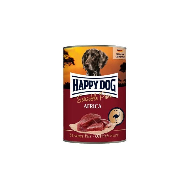 Happy Dog Sensible Pure Africa - Strauß - 6 x 400 g